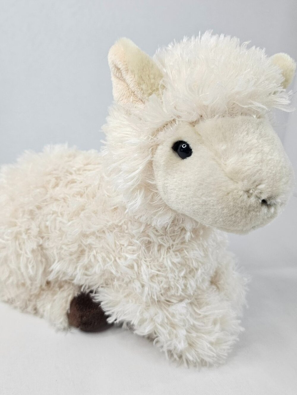 Tiger Tale Toys Shooky The Sheep Plush Lamb Curly Fleece Stuffed Animal Toy